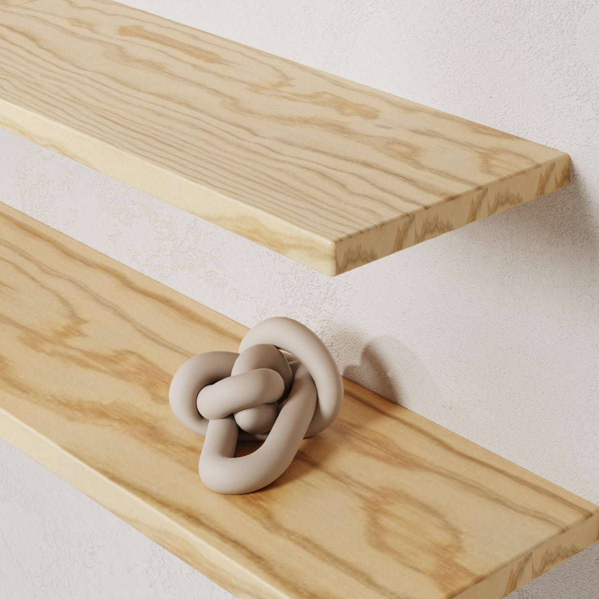 Prateleira Flutuante Premium em Pinho Americano – sem luz