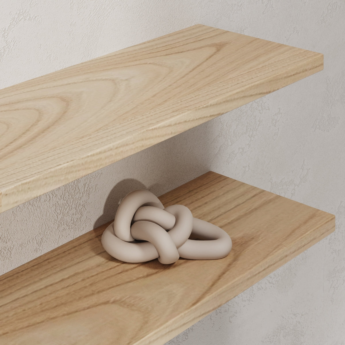 Prateleira Flutuante Premium em Castanho Estofado – sem luz