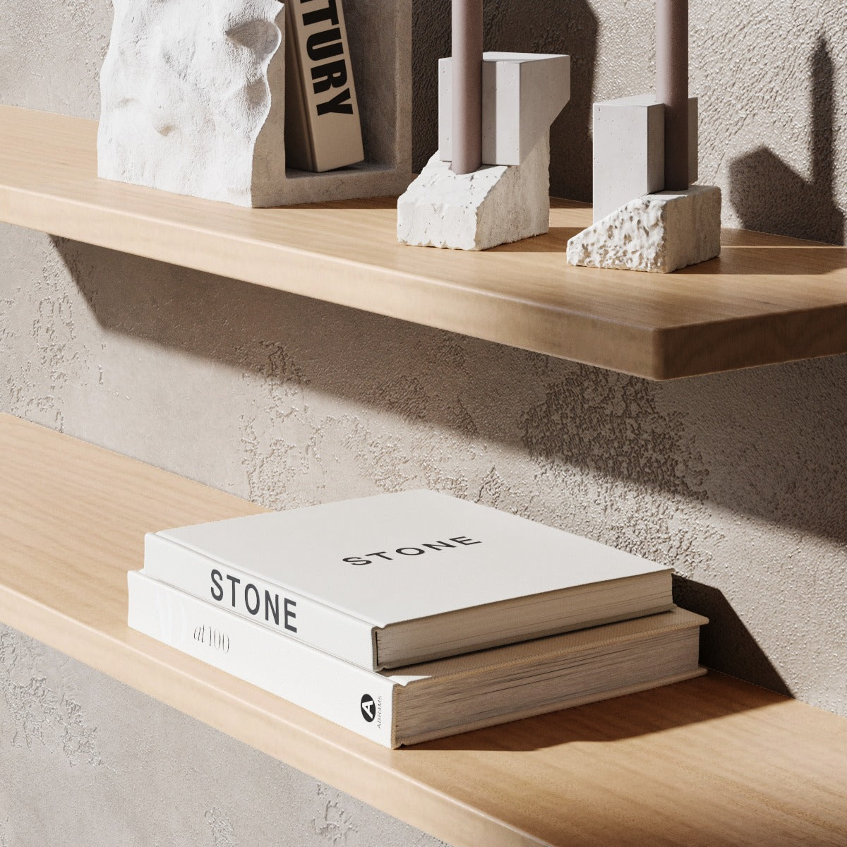 Prateleira Flutuante Premium em Freixo – sem luz