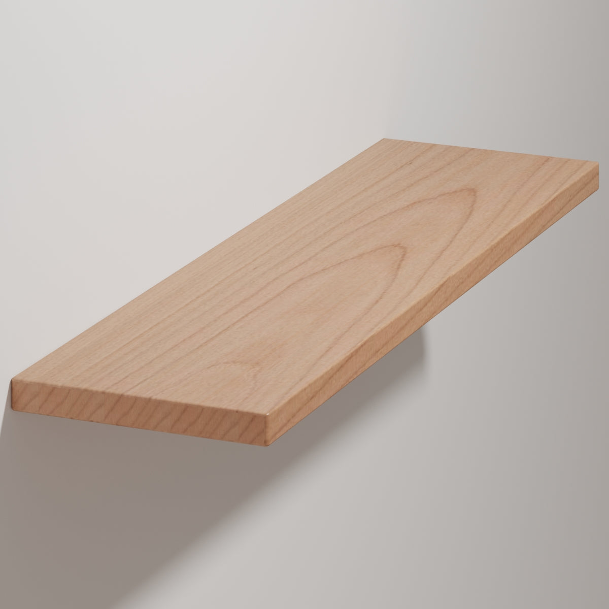 Prateleira Flutuante Premium em Faia Vaporizado – sem luz