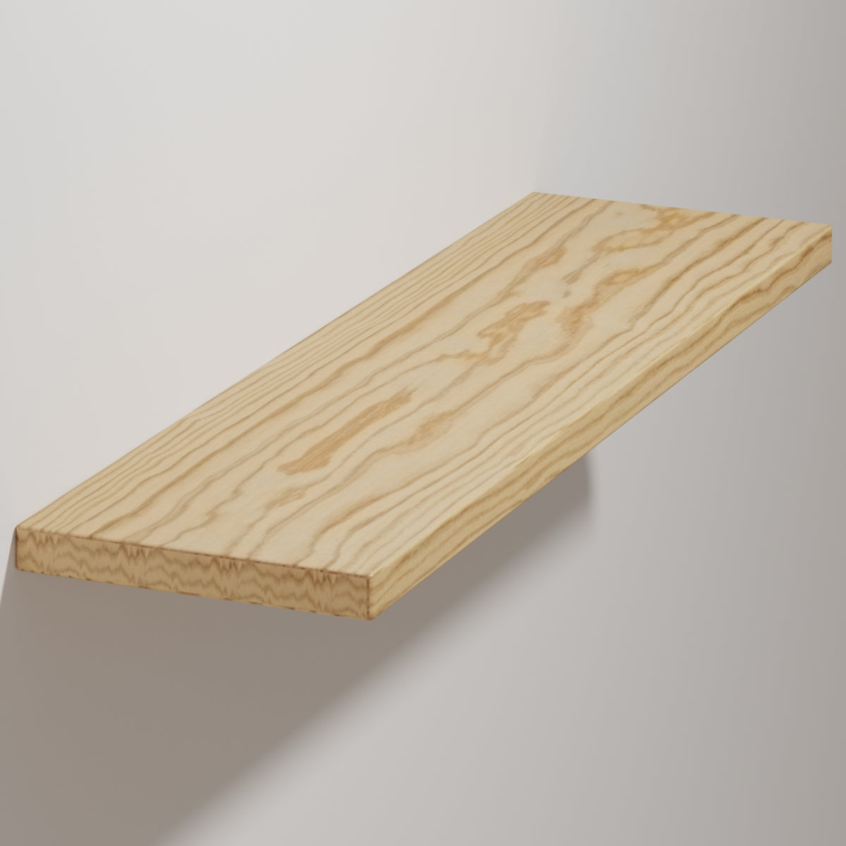 Prateleira Flutuante Premium em Pinho Americano – sem luz