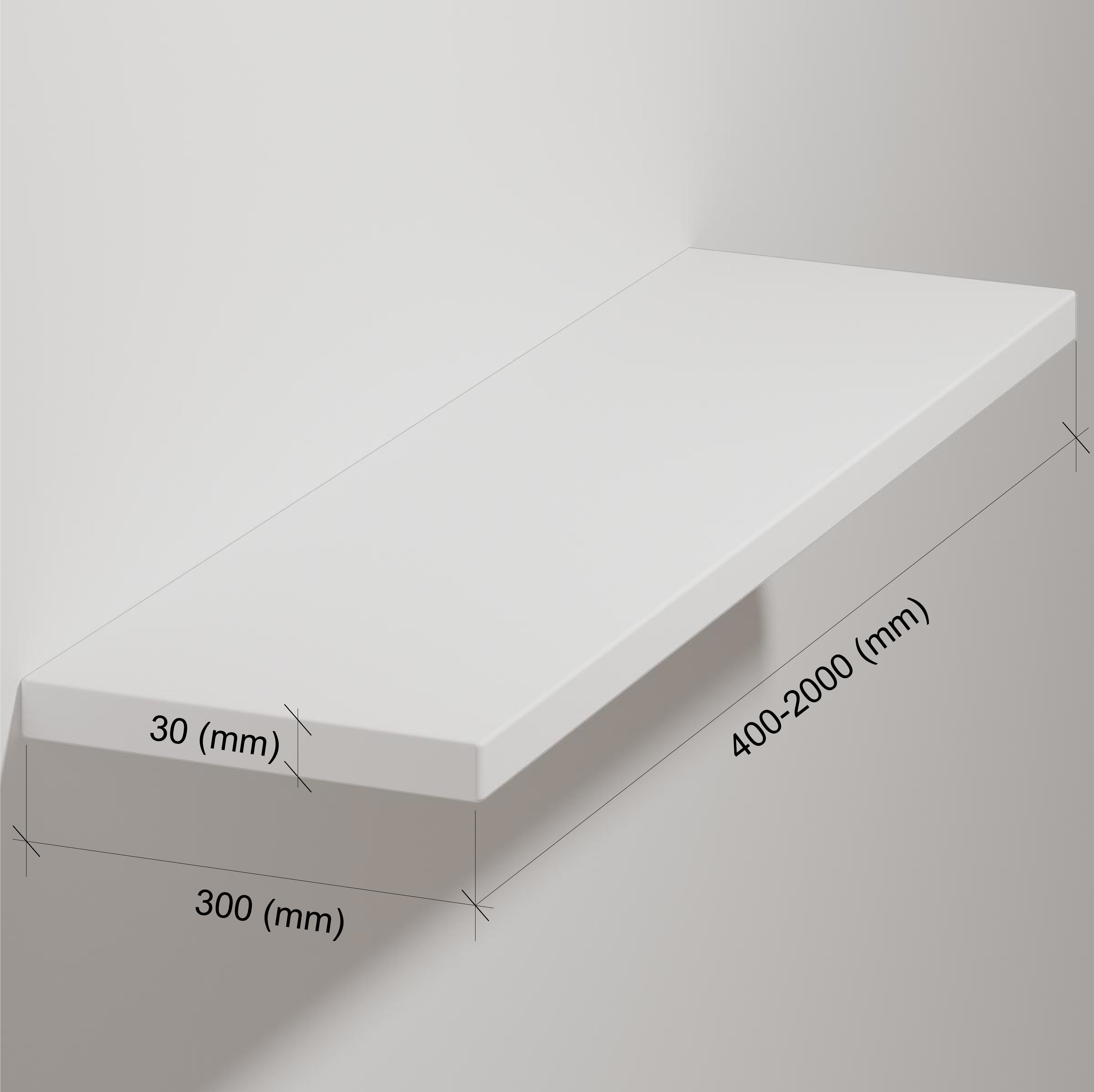 Prateleira Flutuante Premium em Pinho Americano – sem luz