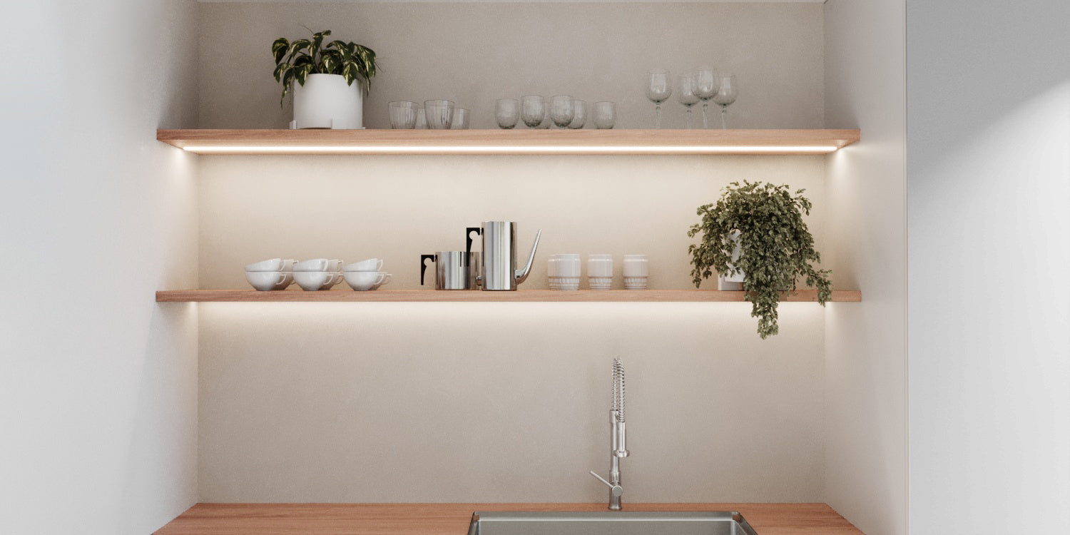 Prateleira Flutuante Premium em Faia Vaporizado